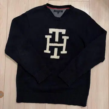 TOMMY HILFIGER 네이비 스웨터 XXL