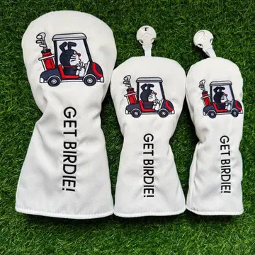 새상품 3세트 도라에몽 골프클럽헤드커버 1W+FW+UT 화이트