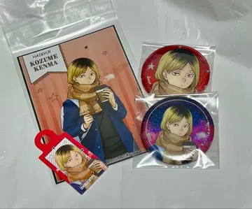 하이큐 코스모 월드 네코마 코즈메 켄마 캔 배지