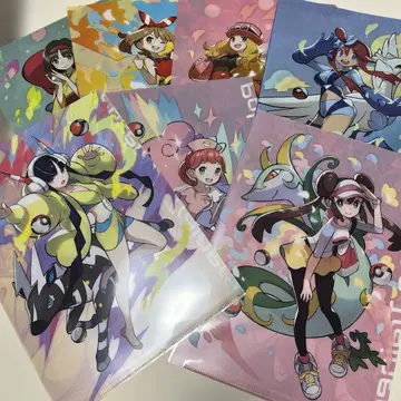 [ 2019 여자 세트 ] 포켓몬 트레이너즈 클리어 파일 7장