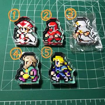 5점 FF 파이널 판타지 픽셀 리마스터 미니 아크릴 스탠드