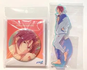 Free! 오로라 빅 캔뱃지 아크릴 스탠드 오케스트라 콘서트 마츠오카 린