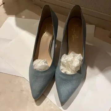 Launalea 페퍼민트 그린/블루 스틸레토 하이힐