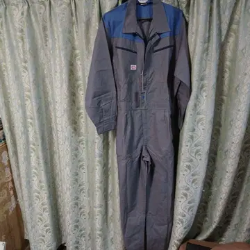 AUTOBI 긴팔 점프수트 그레이와 파랑