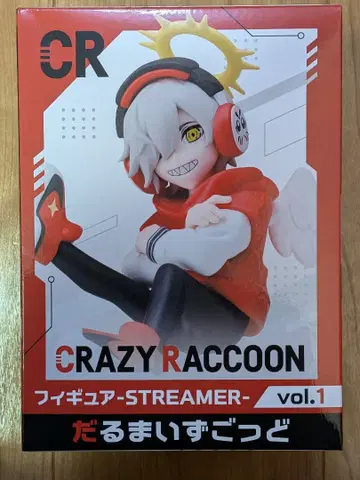 CRAZY RACCOON 피규어-STREAMER-vol1 달마이즈갓