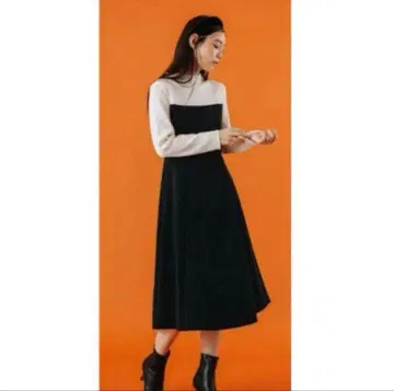 CELFORD 홀가먼트 원피스 B/WH