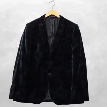 메싸지리에 벨벳 총 안감 싱글 2B 테일러드 자켓 54