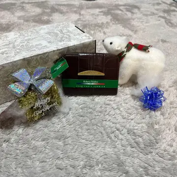 Roberta Baldini 브라운 가죽 지갑