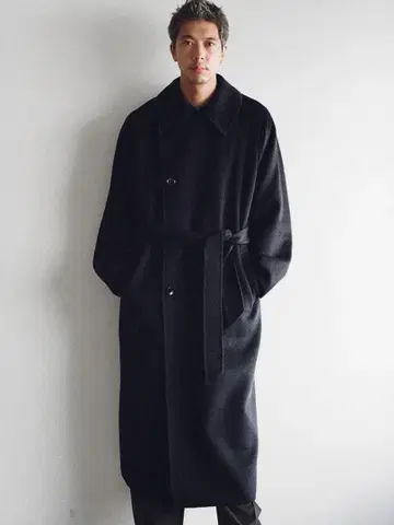 LIDNM Beaver Double-faced Trench S 사이즈