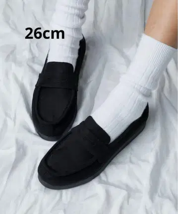 FREAK'S STORE 레더 로퍼 블랙