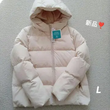 새상품 택 포함 다운 자켓 여성용 L 아이보리