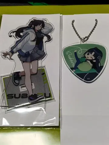 [안와 스바루] 걸즈밴드크라이 복권 메이트 B상 C상 세트