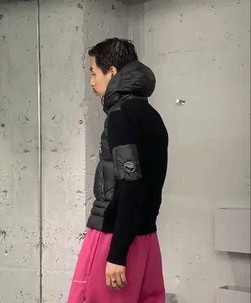 c.p.company 니트 다운 자켓