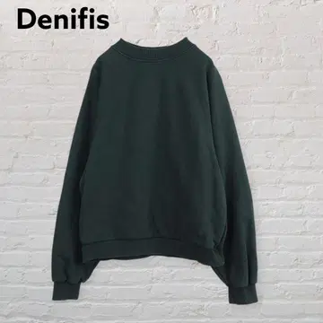 Denifis 맨투맨 트레이닝복 M 다크 그린