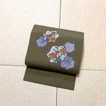 염색된 코비 브라운 9촌 나고야 오비