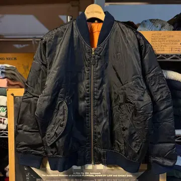 노무라 쿠니카즈 90s 빈티지 MA-1 인기 컬러 블랙 쇼트 기장