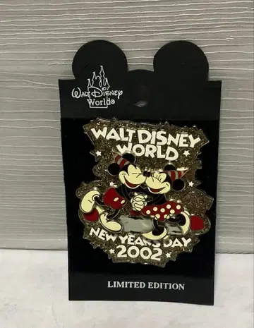 레어! 월트디즈니 월드 뉴이어 핀 배지 2002
