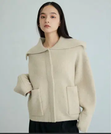 [새상품급] ADAM ET ROPE 더블 페이스 니트 가디건