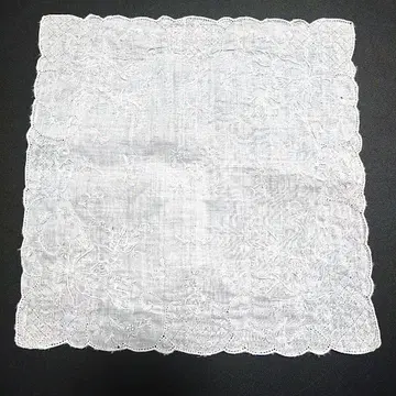 산터우 스와토우 꽃무늬 손자수 고급 손수건 중국 전통 공예품