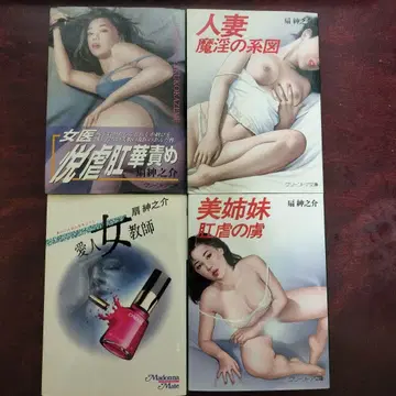 [ 부채 신노스케 ] 관능 소설 4권 세트