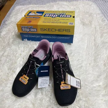 미사용 새상품 SKECHERS 핸즈프리 슬립온 스니커즈 24.5cm