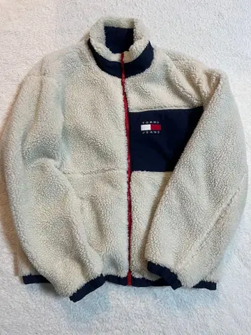 타미힐피거 보아 자켓 리버서블