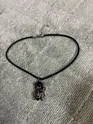 실버 미키하우스 더블비 참 초커