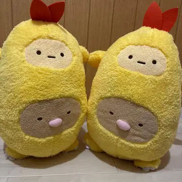 스미코구라시 새우튀김덮밥 봉제 인형 XL 프리미엄 2세트