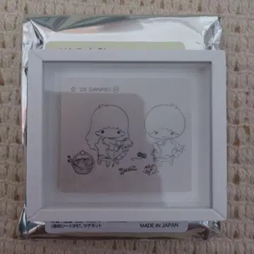 키키&라라 리틀트윈스타 키키라라의 서점 미니 프레임 마그넷 1