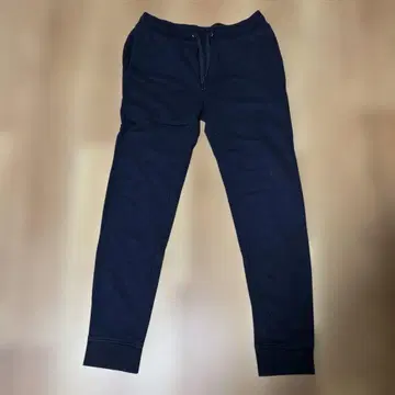 블랙 스웨트 팬츠 슬림핏