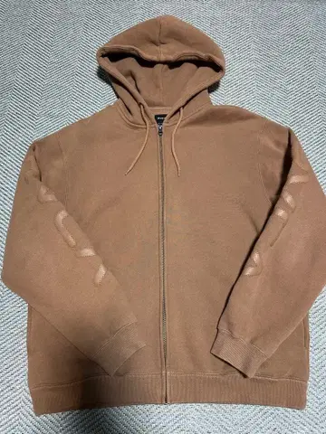 RVCA 브라운 집업 후드티