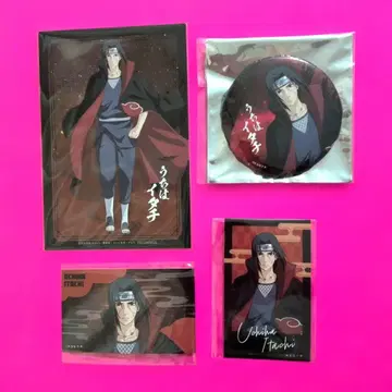 나루토 NARUTO 이타치 캔뱃지 카드 특전 엽서