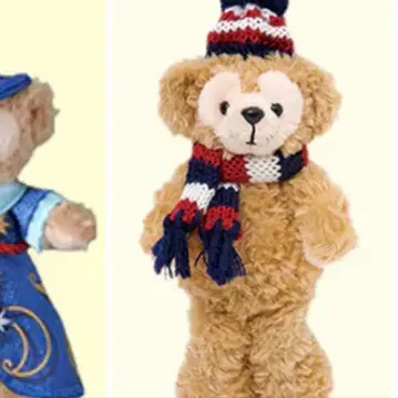 새상품 더피 인형 배지 윈터 시즌 코스튬