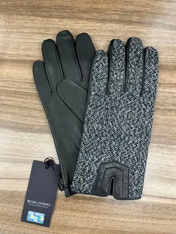 DAL DOSSO 가죽 장갑 블랙 8.5