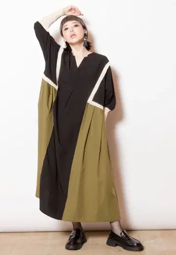 오즈모시스 돌먼 턱 원피스