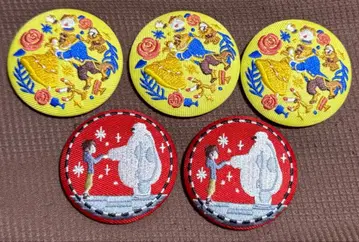 Disney Characters 자수 캔뱃지 비스킷 2