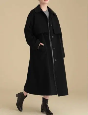 [ 새상품급 ] Ray BEAMS 건 패치 스텐 칼라 코트