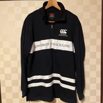 CANTERBURY OF NEW ZEALAND 블랙 맨투맨 L