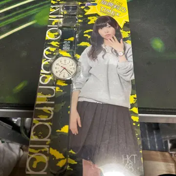 미사용품 TIMEX 위켄더 HKT48 콜라보 사시하라 리노 모델