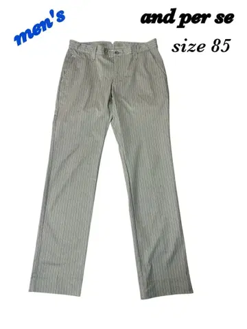 and per se 앤퍼시 팬츠 남성용 85 스트라이프 골프 팬츠