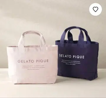 [ 새상품 ] 젤라또피케 토트백 네이비 토트 미니토트 젤라피케