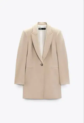 베이지 테일러드 자켓 XXL