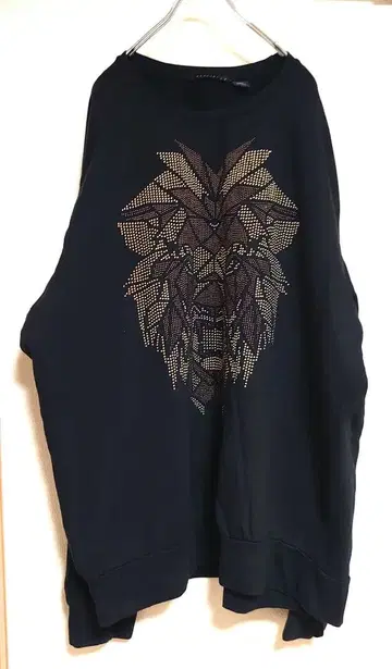 BEAN JOHN 라이온 스팽글 그래픽 트레이닝복 4XL