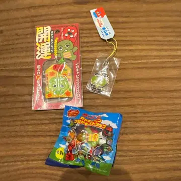 가챠 핑무크 액막이 방울 달린 개운 부적 & 업무 & 연결 스트랩