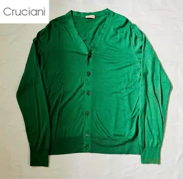 cruciani 크루치아니 가디건 그린 캐시미어 실크 그린