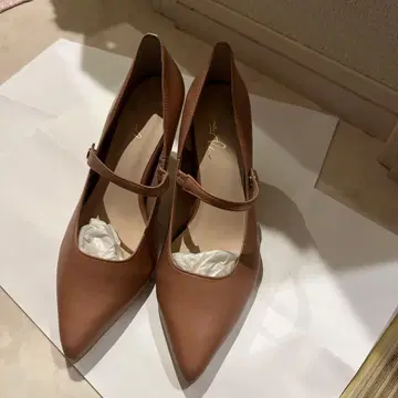 Launalea 더스티 핑크 더스티 구리 벨트 스틸레토 하이힐