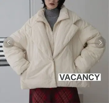 VACANCY [미사용] 레이어드 ZIP 몬스터 다운 라이크 코트