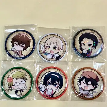 문호 스트레이독스 업무 컬렉션 캔뱃지 6개 세트 묶음 판매