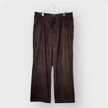 브라운 코듀로이 스트레이트 팬츠