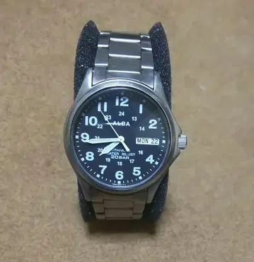 ALBA 알바 밀리터리 시계 티타늄 28기압 방수 단종품